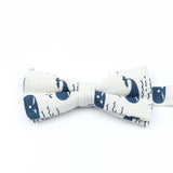 ZONFAZ Funny Cute Linen Cartoon Kids Bowtie Animals Printed Boy Butterfly Bow Ties