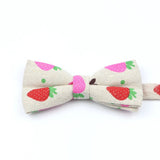 ZONFAZ Funny Cute Linen Cartoon Kids Bowtie Animals Printed Boy Butterfly Bow Ties