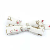 ZONFAZ Funny Cute Linen Cartoon Kids Bowtie Animals Printed Boy Butterfly Bow Ties