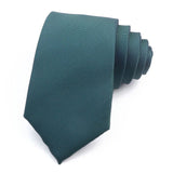 ZONFAZ Green Solid Striped Paisley Flower Necktie