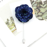 ZONFAZ Handmade Brooch Pins Floral Fabric Lapel Pin Corsage Flower