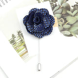 ZONFAZ Handmade Brooch Pins Floral Fabric Lapel Pin Corsage Flower