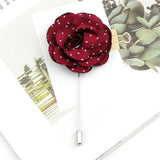 ZONFAZ Handmade Brooch Pins Floral Fabric Lapel Pin Corsage Flower