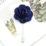 ZONFAZ Handmade Brooch Pins Floral Fabric Lapel Pin Corsage Flower