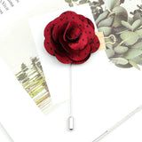 ZONFAZ Handmade Brooch Pins Floral Fabric Lapel Pin Corsage Flower