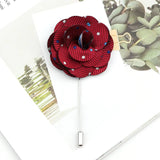 ZONFAZ Handmade Brooch Pins Floral Fabric Lapel Pin Corsage Flower