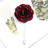 ZONFAZ Handmade Brooch Pins Floral Fabric Lapel Pin Corsage Flower