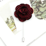 ZONFAZ Handmade Brooch Pins Floral Fabric Lapel Pin Corsage Flower