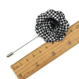 ZONFAZ Handmade Brooch Pins Floral Fabric Lapel Pin Corsage Flower