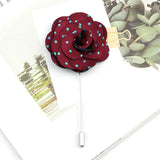 ZONFAZ Handmade Brooch Pins Floral Fabric Lapel Pin Corsage Flower