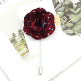 ZONFAZ Handmade Brooch Pins Floral Fabric Lapel Pin Corsage Flower