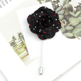 ZONFAZ Handmade Brooch Pins Floral Fabric Lapel Pin Corsage Flower