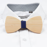 ZONFAZ Handmade Cork Wooden Bow Ties