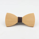 ZONFAZ Handmade Cork Wooden Bow Ties