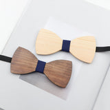 ZONFAZ Handmade Cork Wooden Bow Ties