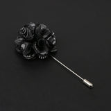 ZONFAZ Handmade Fabric Brooches Floral Lapel Pin for Suit Shirt Wedding Party Bussiness Clothes Accessories