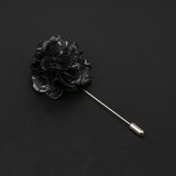 ZONFAZ Handmade Fabric Brooches Floral Lapel Pin for Suit Shirt Wedding Party Bussiness Clothes Accessories