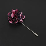 ZONFAZ Handmade Fabric Brooches Floral Lapel Pin for Suit Shirt Wedding Party Bussiness Clothes Accessories