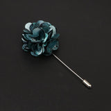 ZONFAZ Handmade Fabric Brooches Floral Lapel Pin for Suit Shirt Wedding Party Bussiness Clothes Accessories