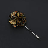 ZONFAZ Handmade Fabric Brooches Floral Lapel Pin for Suit Shirt Wedding Party Bussiness Clothes Accessories