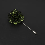 ZONFAZ Handmade Fabric Brooches Floral Lapel Pin for Suit Shirt Wedding Party Bussiness Clothes Accessories