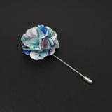 ZONFAZ Handmade Fabric Brooches Floral Lapel Pin for Suit Shirt Wedding Party Bussiness Clothes Accessories