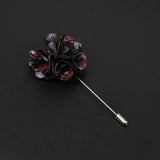 ZONFAZ Handmade Fabric Brooches Floral Lapel Pin for Suit Shirt Wedding Party Bussiness Clothes Accessories