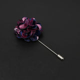 ZONFAZ Handmade Fabric Brooches Floral Lapel Pin for Suit Shirt Wedding Party Bussiness Clothes Accessories