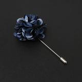 ZONFAZ Handmade Fabric Brooches Floral Lapel Pin for Suit Shirt Wedding Party Bussiness Clothes Accessories