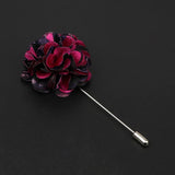 ZONFAZ Handmade Fabric Brooches Floral Lapel Pin for Suit Shirt Wedding Party Bussiness Clothes Accessories