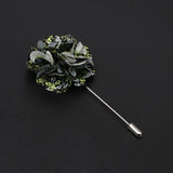 ZONFAZ Handmade Fabric Brooches Floral Lapel Pin for Suit Shirt Wedding Party Bussiness Clothes Accessories