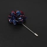 ZONFAZ Handmade Fabric Brooches Floral Lapel Pin for Suit Shirt Wedding Party Bussiness Clothes Accessories