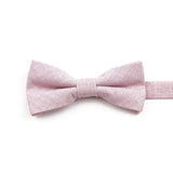 ZONFAZ High Quality Cotton Solid Color Bowtie For Men Children