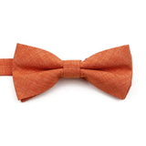 ZONFAZ High Quality Cotton Solid Color Bowtie For Men Children