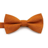 ZONFAZ High Quality Cotton Solid Color Bowtie For Men Children