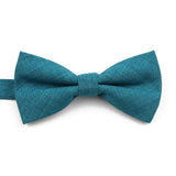 ZONFAZ High Quality Cotton Solid Color Bowtie For Men Children