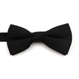 ZONFAZ High Quality Cotton Solid Color Bowtie For Men Children