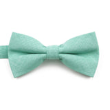 ZONFAZ High Quality Cotton Solid Color Bowtie For Men Children