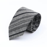 ZONFAZ High Quality Cotton Ties Skinny Striped Plaid Handmade Neckties