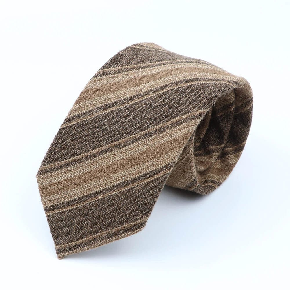 ZONFAZ High Quality Cotton Ties Skinny Striped Plaid Handmade Neckties