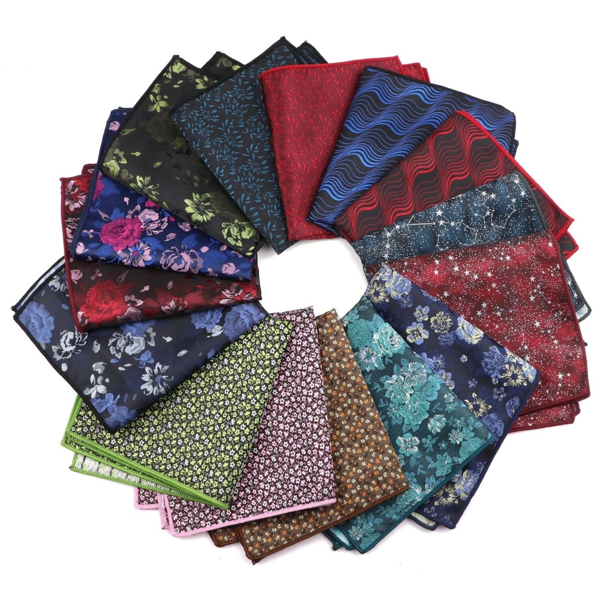 ZONFAZ High Quality Floral Handkerchief