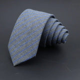 ZONFAZ High Quality Wool Cotton Solid Color Striped Handmade Ties