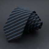 ZONFAZ High Quality Wool Cotton Solid Color Striped Handmade Ties