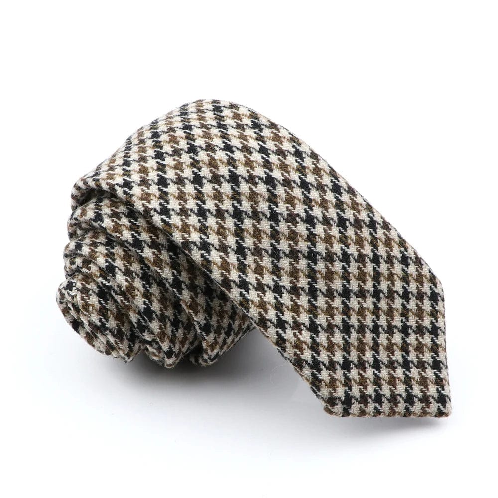 ZONFAZ High Quality Wool Handmade Skinny Striped Ties