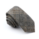 ZONFAZ High Quality Wool Handmade Skinny Striped Ties