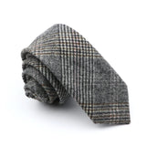 ZONFAZ High Quality Wool Handmade Skinny Striped Ties