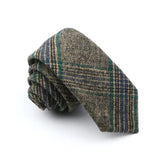 ZONFAZ High Quality Wool Handmade Skinny Striped Ties