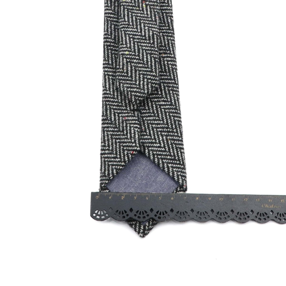 ZONFAZ High Quality Wool Handmade Skinny Striped Ties