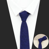 ZONFAZ High Quality Wool Solid Color Ties