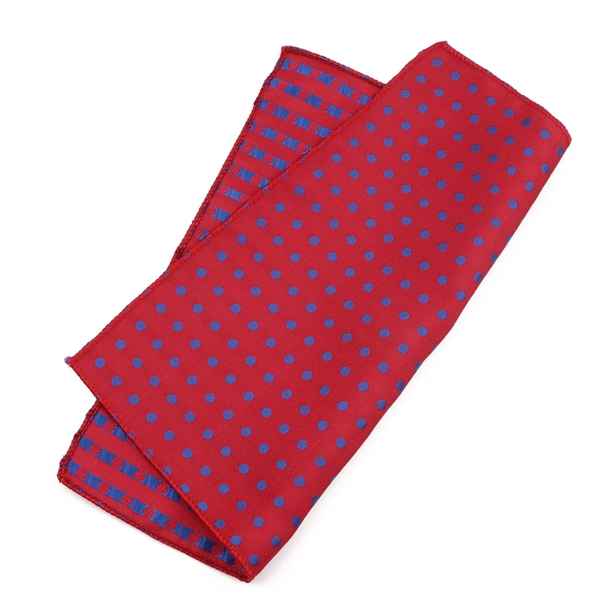 ZONFAZ Jacquard Woven Plaid Pocket Square